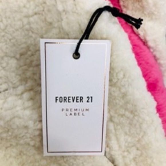 Teddy Bear Faux Fur Jacket, S, NWT - Picture 8 of 9